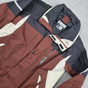 Columbia Youth Interchange Ski Jacket Brown‎ Black White Size 10/12